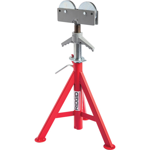 Support de tuyau pour rouleau baiss&eacute; no RJ-98, 59-104 cm R&eacute;glage de la hauteur, 12" Capacit&eacute; max. de tuyau, 1000 lb Capacit&eacute; de charge max. Groupe Belzile Dickner