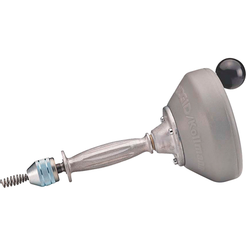 Hand Spinner with C-1IC Auger Cable #K-25-BP, Manual, Bulb, 25' Cable Length, 5/16" Cable Diameter Groupe Belzile Dickner