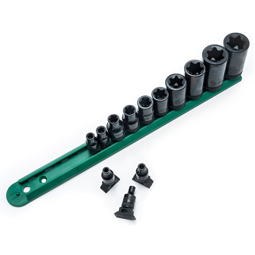 Jeu de douilles externes Torx, Prise 1/2"/1/4"/3/8" Groupe Belzile Dickner
