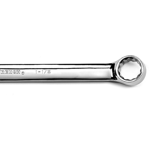 12-Point Long Pattern Combination Wrench, 12 Point, 1-1/2", Chrome/Polished Finish Groupe Belzile Dickner