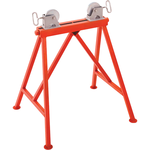 Adjustable Stand with Steel Roller #AR99, 36" Max. Pipe Capacity, 2500 lbs. Max. Weight Capacity Groupe Belzile Dickner