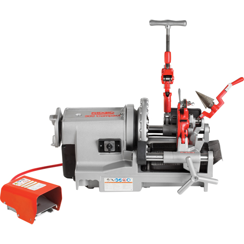 Machine &agrave; fileter compacte no 300, 52 tr/min, Filetage de la tige 1/2" - 2" Groupe Belzile Dickner
