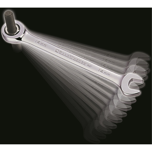 72-Tooth 12 Point Ratcheting Wrench Set, Combination, 5 Pieces, Metric Groupe Belzile Dickner