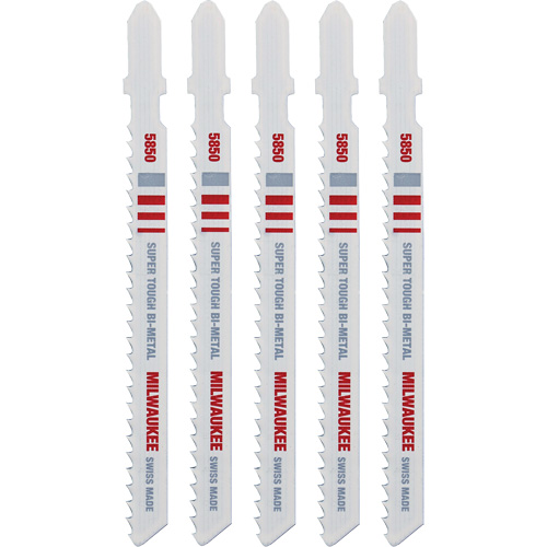 Jigsaw Blade, Bi-Metal, T-Shank, 4" L, 8 TPI Groupe Belzile Dickner