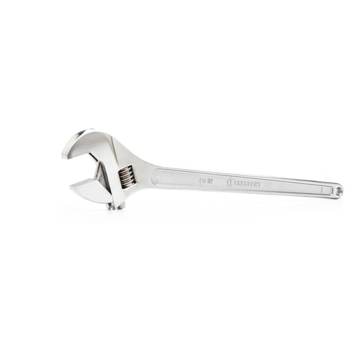 Adjustable Tapered Handle Wrench - Carded, 24" L, 2-7/16"/62 mm Max Width, Chrome/Polished Groupe Belzile Dickner