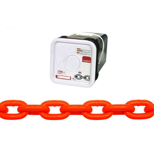 High Test Chain, Carbon Steel, 5/16" x 60' (18.3 m) L, Grade 43, 3900 lbs. (1.95 tons) Load Capacity Groupe Belzile Dickner