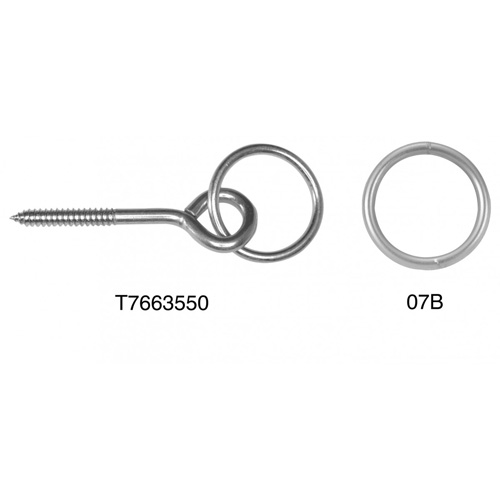 Campbell&reg; Welded Ring, 2", Nickel-Plated Groupe Belzile Dickner