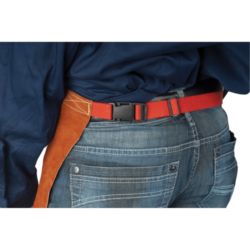 Tablier en cuir, Taille, 24" lo, Lava Brown Groupe Belzile Dickner