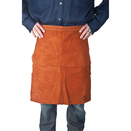 Tablier en cuir, Taille, 24" lo, Lava Brown Groupe Belzile Dickner