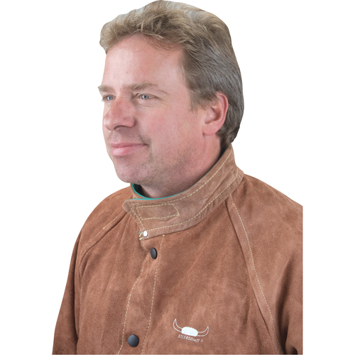Veste de soudage, Cuir, 4T-Grand, Lava Brown Groupe Belzile Dickner