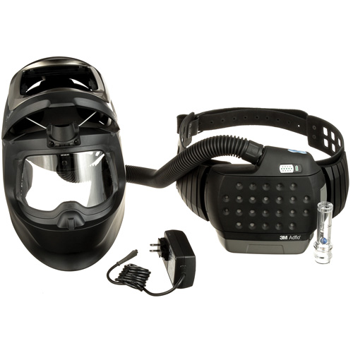 Adflo Powered Air Purifying Respirator, Welding Helmet, Lithium-Ion Battery Groupe Belzile Dickner
