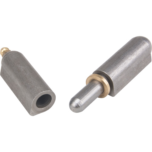 Charni&egrave;re &agrave; souder, 0,63" dia. x 3,937" lo, Acier doux a/goupille fixe en acier Groupe Belzile Dickner