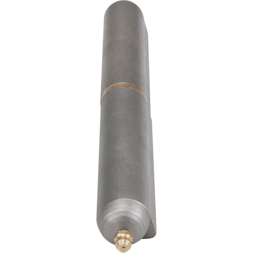 Weld-On Hinge, 0.906" Dia. x 7.874" L, Mild Steel w/Fixed Steel Pin Groupe Belzile Dickner