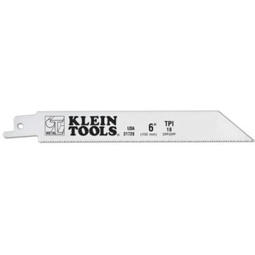 Reciprocating Saw Blades, Bi-Metal, 18 TPI, 6" L x 3/4" W Groupe Belzile Dickner