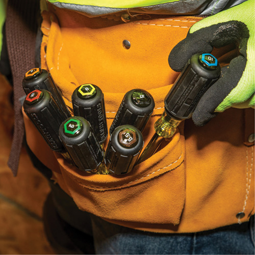 3" Shaft Nut Driver Set, 7 Pcs., Non Magnetic, Metric Groupe Belzile Dickner