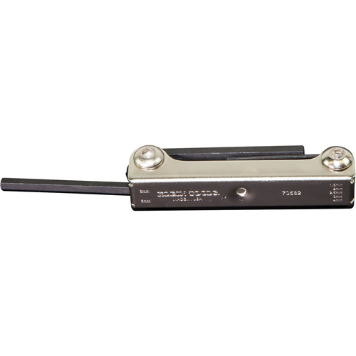 Folding Hex Key Set, 7 Pcs., Metric Groupe Belzile Dickner