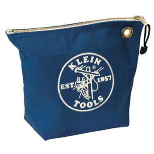 Zipper Tool Pouch, Canvas, 1 Pockets, Blue Groupe Belzile Dickner