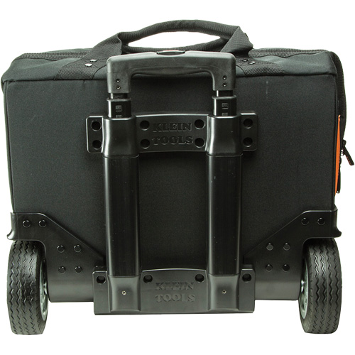 Tradesman Pro Rolling Tool Bag, Ballistic Polyester, 24 Pockets, Black/Orange Groupe Belzile Dickner