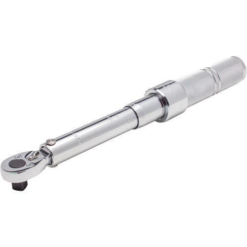 Micrometer Torque Wrench, Click, 3/8" Square Drive, 40 - 200 in lbs. Groupe Belzile Dickner