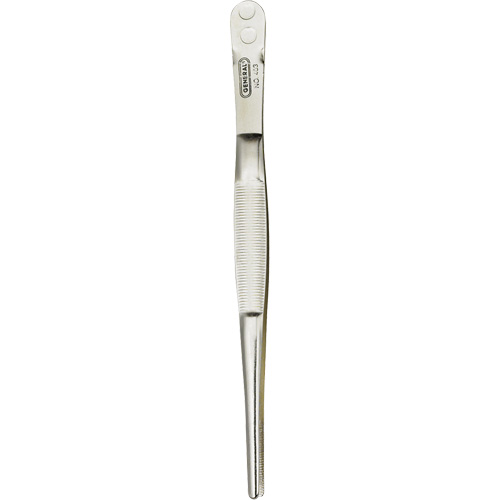 Industrial Tweezers with Blunt Serrated Tip Groupe Belzile Dickner