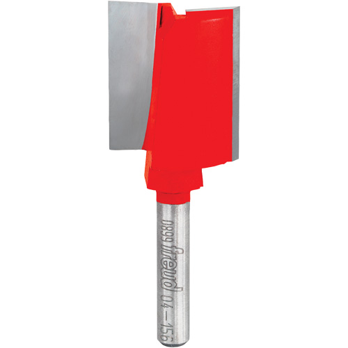 Router Bit - Double Flute Straight Bit, 1" Dia., 3/4" H, 2-9/16" L, 1/4" Shank Groupe Belzile Dickner