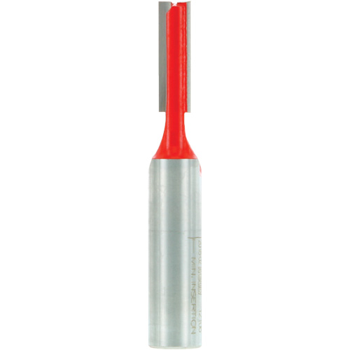 Router Bit - Double Flute Straight Bit, 5/16" Dia., 1" H, 2-3/4" L Groupe Belzile Dickner