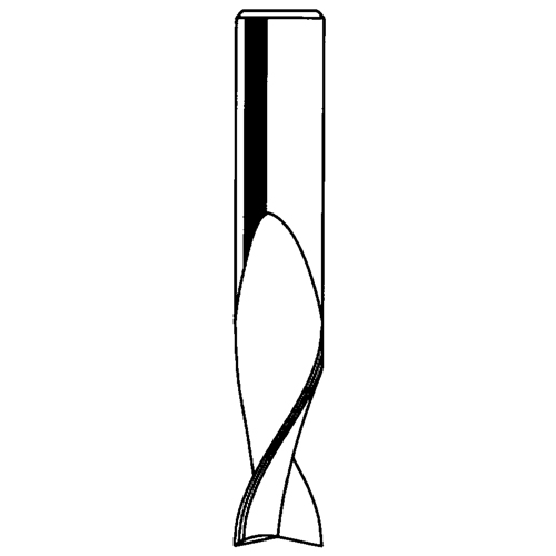 M&egrave;che &agrave; spirale, 1/8" dia., 1/2" Hauteur de carbure, 2" lo, 1/4" tige Groupe Belzile Dickner