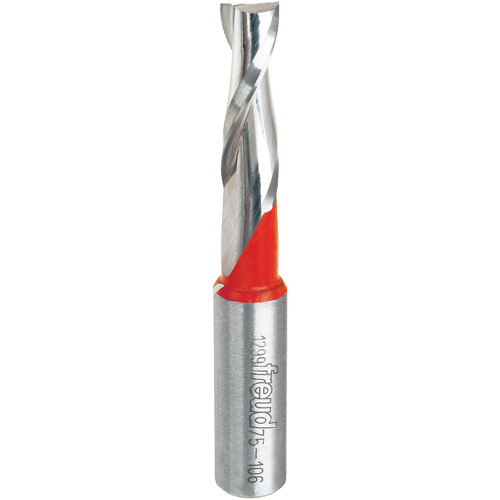 M&egrave;che &agrave; spirale, 3/8" dia., 1-1/4" Hauteur de carbure, 3" lo, 1/2" tige Groupe Belzile Dickner