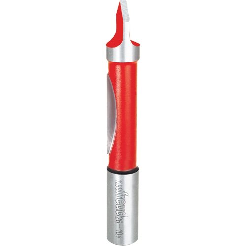Router Bit - Panel Pilot Bit, 1/2" Dia., 1-1/4" H, 3-3/4" L, 1/2" Shank Groupe Belzile Dickner