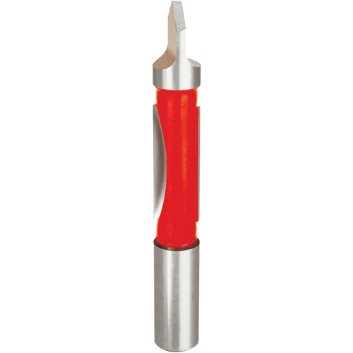 Fraise - foret guide pour panneau, 1/2" dia, 1-1/4" ha, 3-3/4" lo, 1/2" Manche Groupe Belzile Dickner