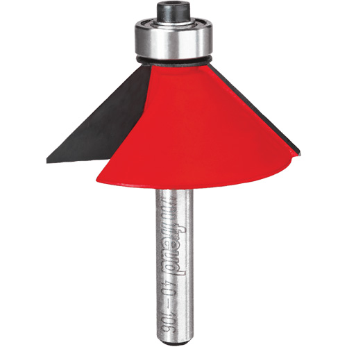 Router Bit - Chamfer Bit, 1-3/4" Dia., 1/4" Shank Groupe Belzile Dickner
