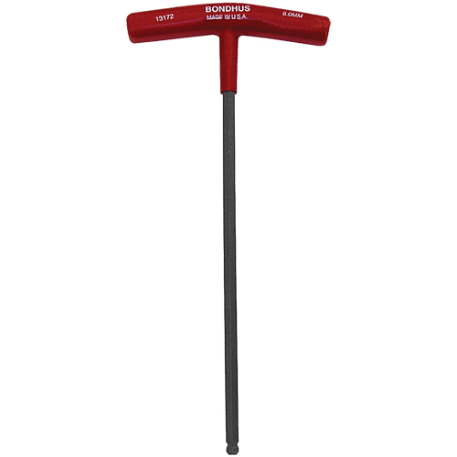 Individual Hex Keys - Metric, Hex End, 2.5 mm x 6.8" L, T Handle Groupe Belzile Dickner