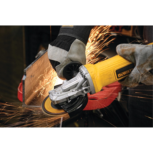 Petite meuleuse d'angle avec interrupteur &agrave; palette, 4-1/2", 120 V, 9 A, 12 000 Tr/min Groupe Belzile Dickner