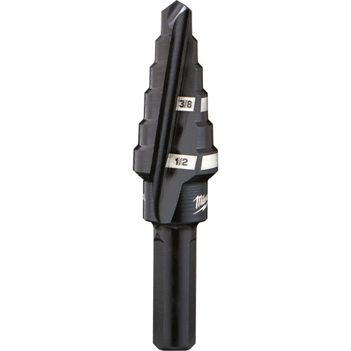 Foret &eacute;tag&eacute; no 6, 3/8" - 1/2", Incr&eacute;ments de 1/16", Acier rapide Groupe Belzile Dickner