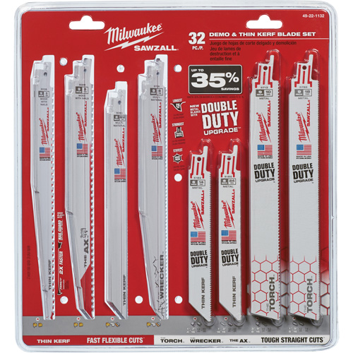 Sawzall&reg; Demo and Thin Kerf Blade Set Groupe Belzile Dickner