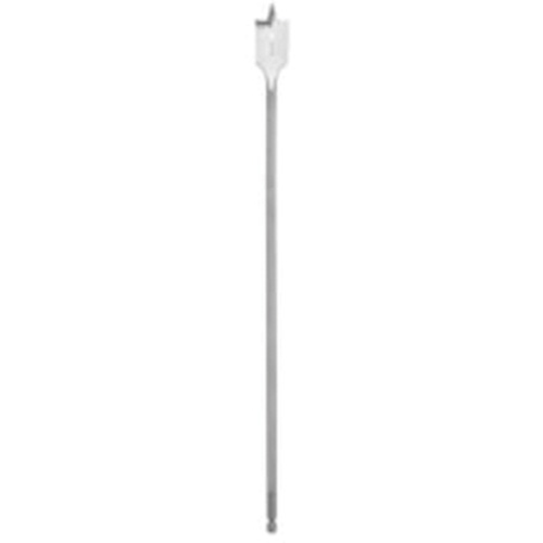 Flat Boring Bit, 7/8" Diameter, 1/4" Hex Shank, 16" Length Groupe Belzile Dickner