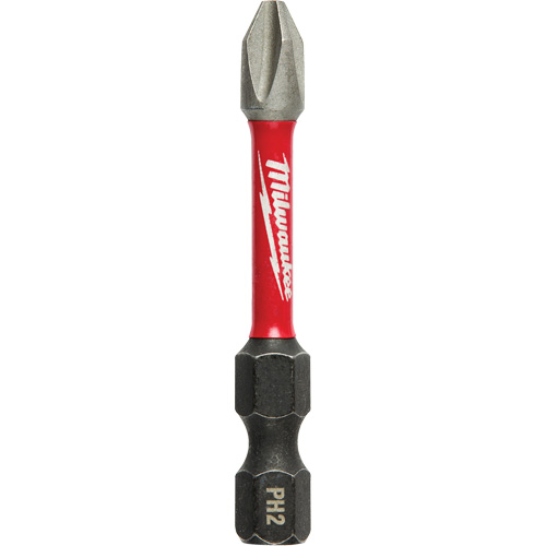 Shockwave Impact Power Bit, Phillips, #2 Tip, 1/4" Drive Size, 2" Length Groupe Belzile Dickner