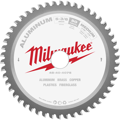 Circular Saw Blade, 5-3/8", 50 Teeth, Non-Ferrous Use Groupe Belzile Dickner