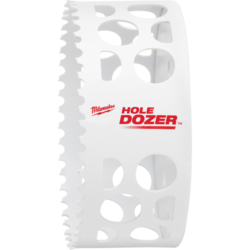 Scie-cloche Hole Dozer, 4-1/2", Profondeur de la coupe 1-5/8", Bim&eacute;tal Groupe Belzile Dickner