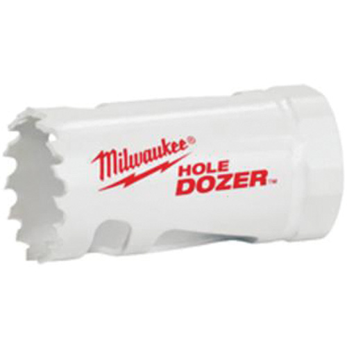 Scie-cloche Hole Dozer avec arbre, 1-1/8", Profondeur de la coupe 1-5/8", Bim&eacute;tal Groupe Belzile Dickner