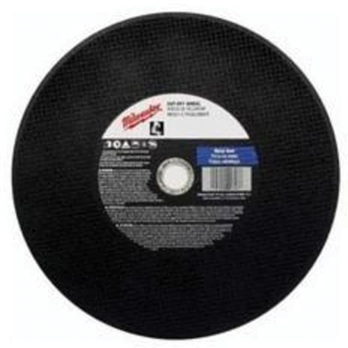 General Purpose Cut-Off Wheels, 14" x 3/32", 1" Arbor, Type 1, Aluminum Oxide, 4365 RPM Groupe Belzile Dickner