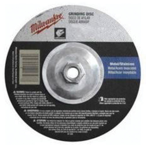 Grinding Wheel, 7" x 1/4", 5/8"-11 Arbor, Aluminum Oxide, Type 27 Groupe Belzile Dickner