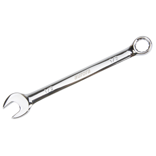 Cl&eacute; mixte, 12 pans, 1/2", Fini Chrome Groupe Belzile Dickner