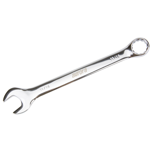 Cl&eacute; mixte, 12 pans, 11/16", Fini Chrome Groupe Belzile Dickner