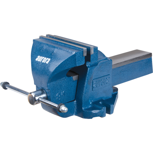 Heavy-Duty Bench Vise, 8" Jaw Width, 4" Throat Depth Groupe Belzile Dickner