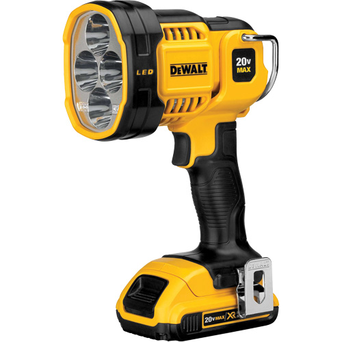 Projecteur &agrave; del pour chantier, DEL, 1000 Lumens, Piles Rechargeable Groupe Belzile Dickner