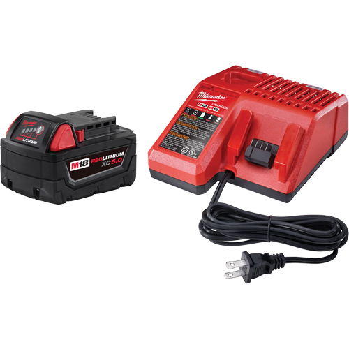 M18 Redlithium XC 5.0 System Starter Kit, 18 V, Lithium-Ion Groupe Belzile Dickner