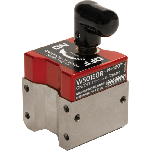 Mag90 On/Off Magnetic Squares, 1-1/2" L x 1-1/2" W x 2-3/4" H, 150 lbs. Groupe Belzile Dickner