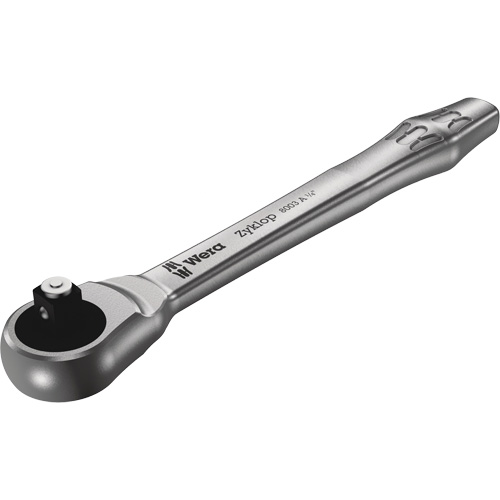 Zyklop Metal Ratchet 1/4 Push Through , 1/4" Drive, Plain Handle Groupe Belzile Dickner