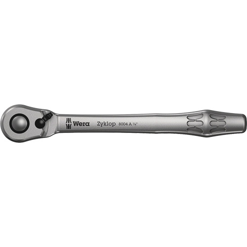 Zyklop Metal 1/4 Metal Ratchet with switch lever, 1/4" Drive, Plain Handle Groupe Belzile Dickner
